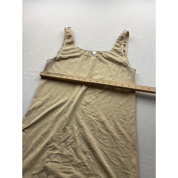 Nikibiki Tank Top Womens One Size Tan Scoop Neck Sleeveless Casual Stretch - Picture 3 of 5